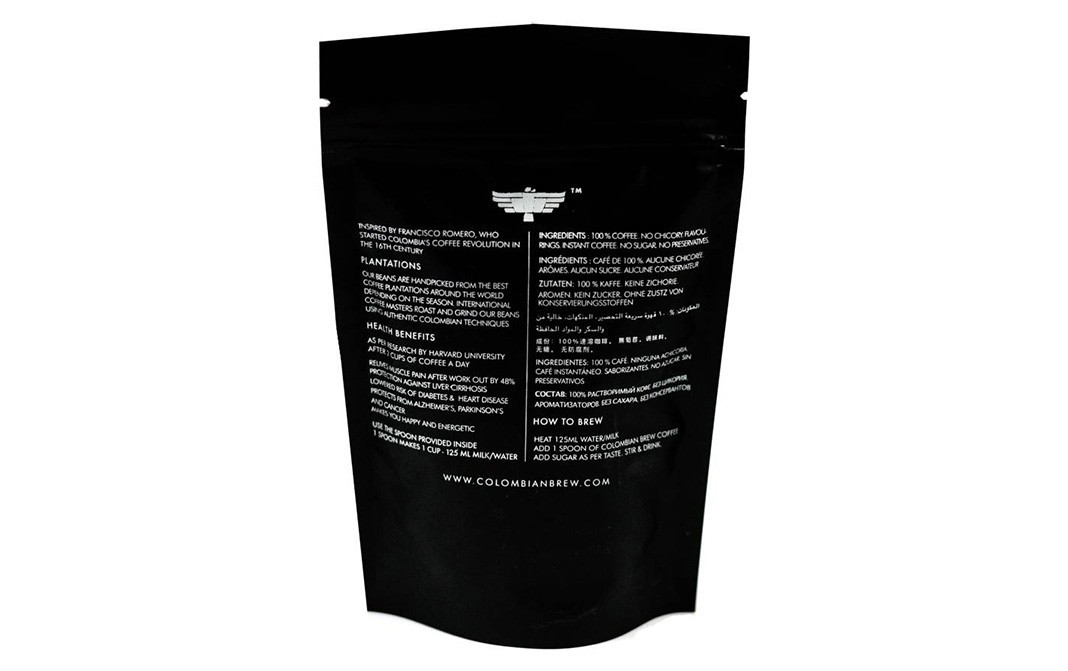 Colombian Brew Vanilla Instant Coffee    Pack  50 grams